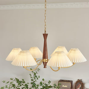 Pleated Chandelier