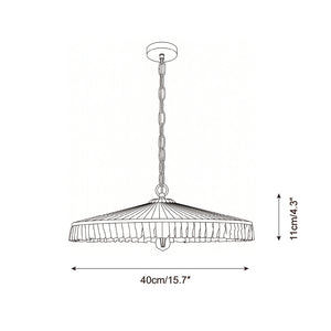 Plivelle Pleated Pendant Light