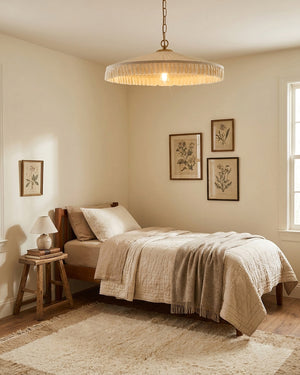 Plivelle Pleated Pendant Light