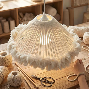 Pluma Fringe Pendant Light