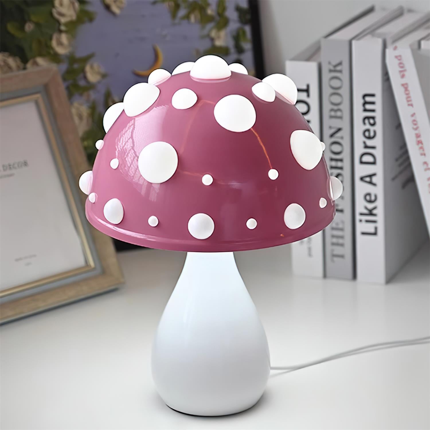 Poisonous Mushrooms Table Lamp