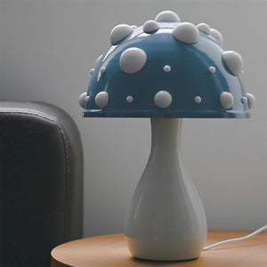 Poisonous Mushrooms Table Lamp