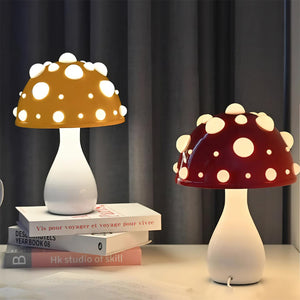 Poisonous Mushrooms Table Lamp