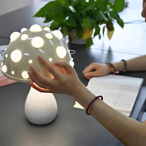 Poisonous Mushrooms Table Lamp