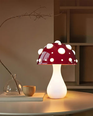 Poisonous Mushrooms Table Lamp