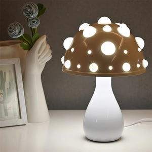 Poisonous Mushrooms Table Lamp