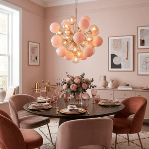 Pomelia Glass Globe Sputnik Chandelier