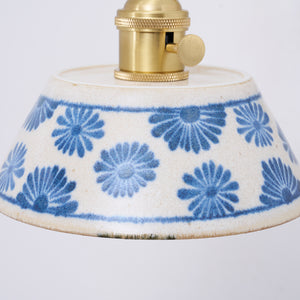Porcelain Indigo Wall Lamp