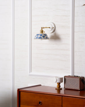 Porcelain Indigo Wall Lamp