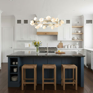 Porcelain Magnolia Chandelier