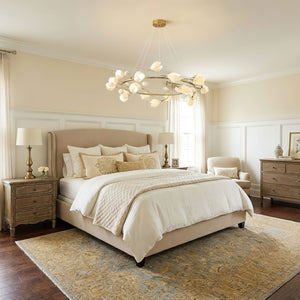 Porcelain Magnolia Chandelier
