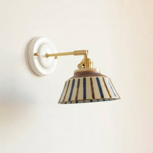 Porcelain Indigo Wall Lamp