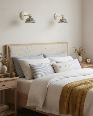 Porcelain Indigo Wall Lamp