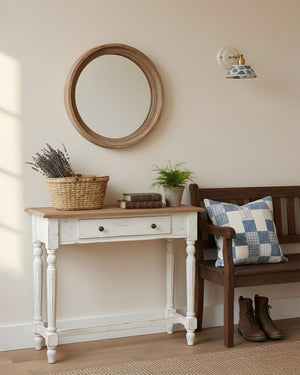 Porcelain Indigo Wall Lamp