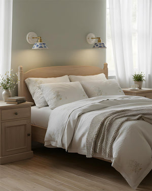 Porcelain Indigo Wall Lamp