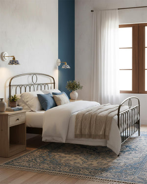 Porcelain Indigo Wall Lamp