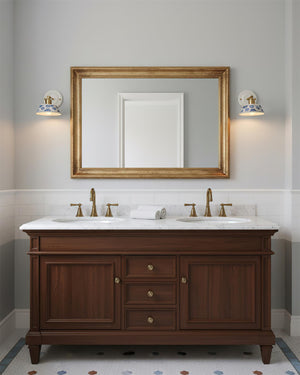 Porcelain Indigo Wall Lamp