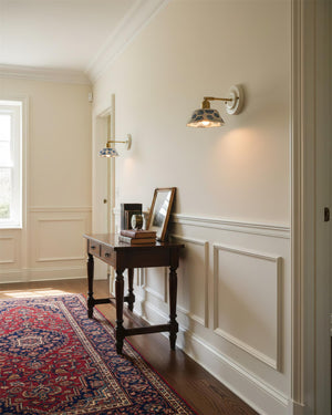 Porcelain Indigo Wall Lamp