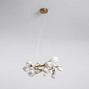 Porcelain Magnolia Chandelier