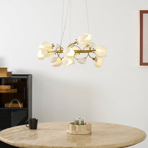 Porcelain Magnolia Chandelier