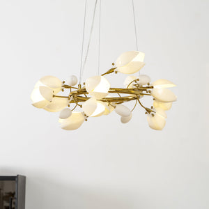 Porcelain Magnolia Chandelier