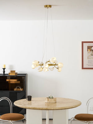 Porcelain Magnolia Chandelier