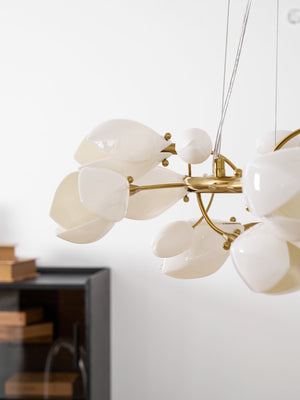 Porcelain Magnolia Chandelier