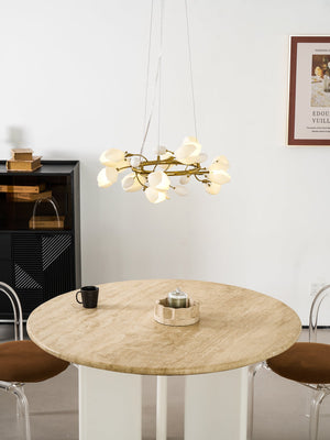 Porcelain Magnolia Chandelier