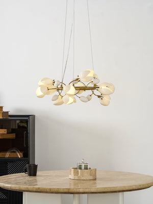 Porcelain Magnolia Chandelier
