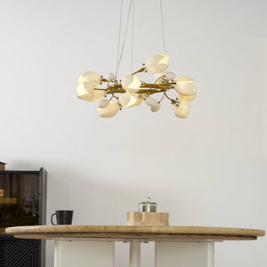 Porcelain Magnolia Chandelier