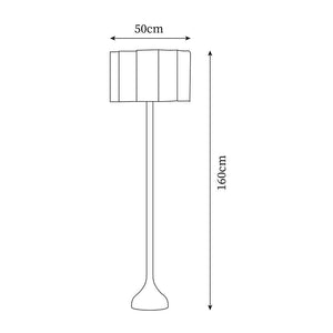 Portillo Floor Lamp 19.6″- 63″ - Docos