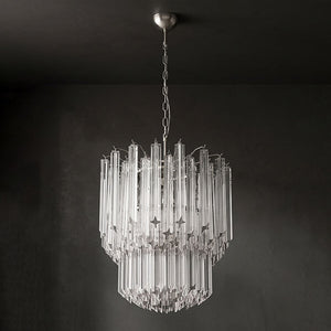 Prismatic Glass Colorful Chandelier