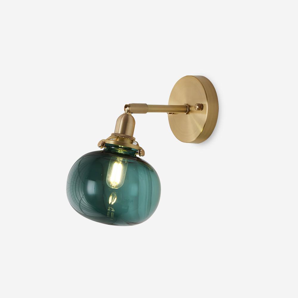 Pumpkin Glass Wall Lamp 4.7″- 4.3″ - Docos