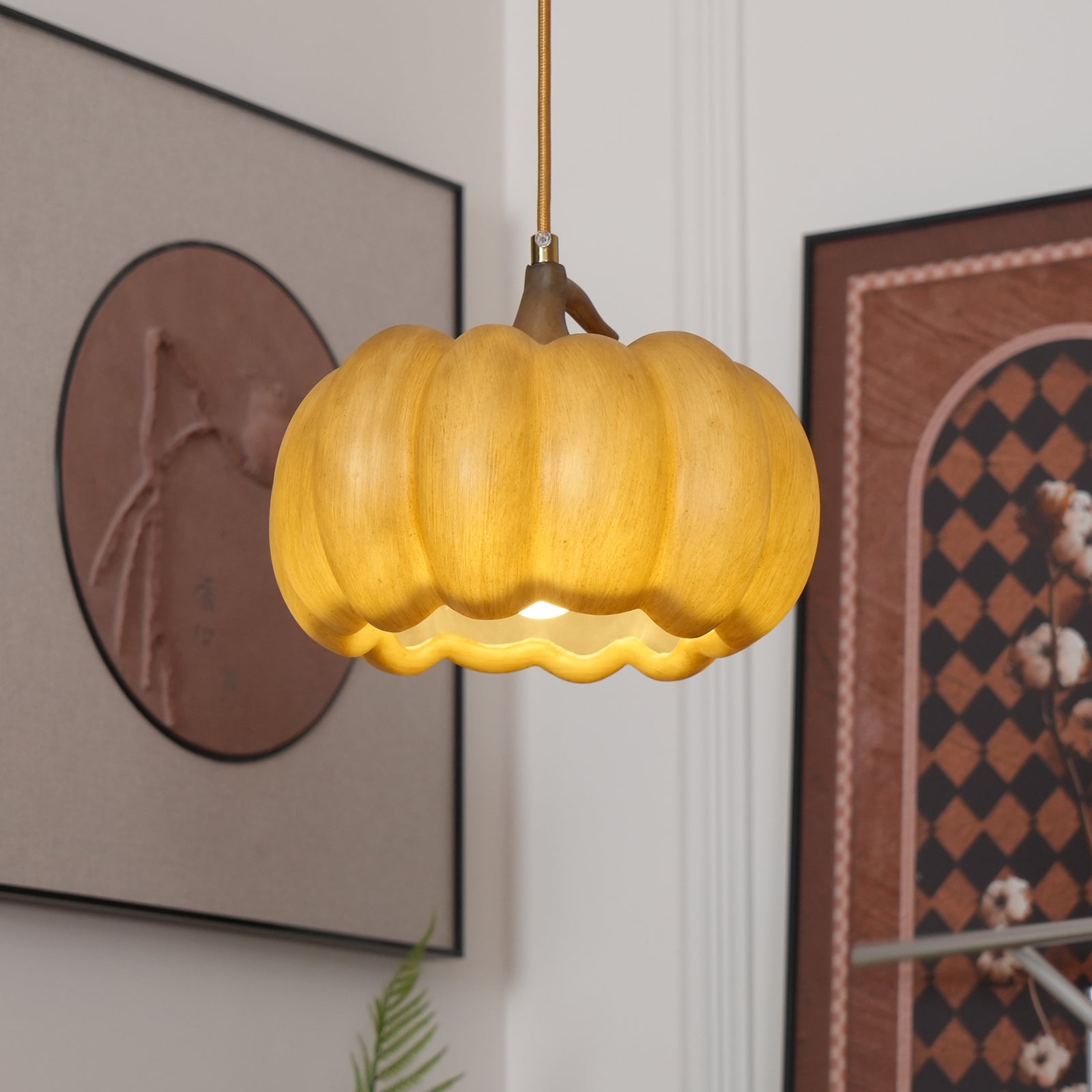 Duzy Pumpkin Pendant Lamp