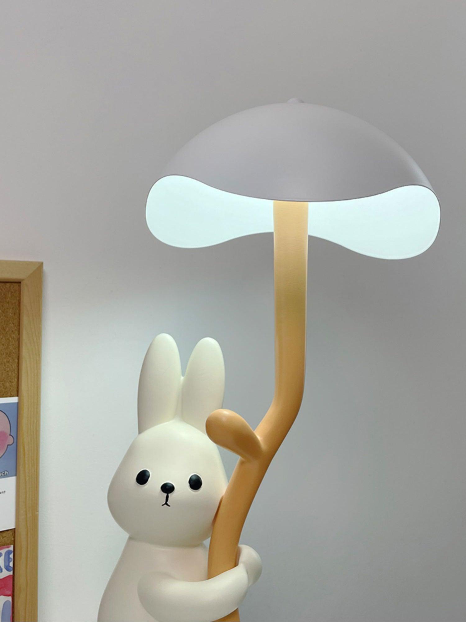Rabbit Hug Table Lamp 9.1″- 15.7″ - Docos