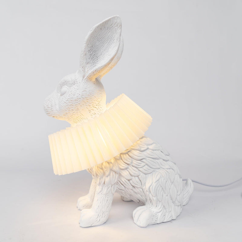 Rabbit White Resin Table Lamp – detail 19