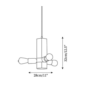 Radia  Wood Pendant Lamp