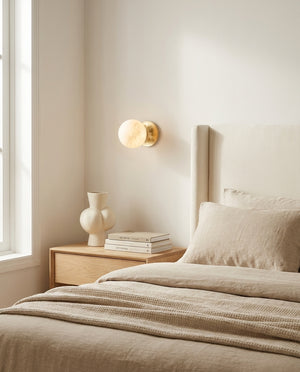Radiora Alabaster Wall Sconce