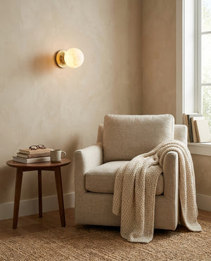 Radiora Alabaster Wall Sconce