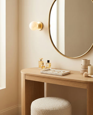 Radiora Alabaster Wall Sconce