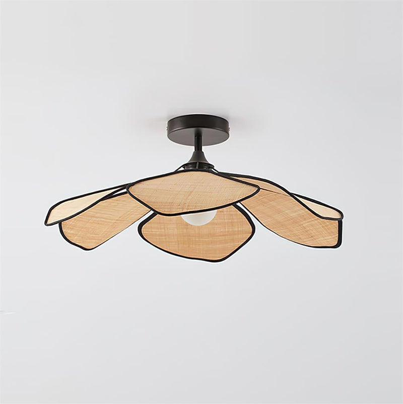 Raffia Petal Ceiling Lamp – detail 20