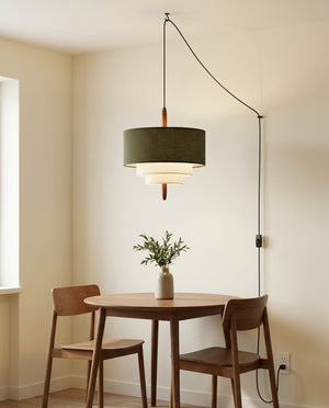Raphia Plug In Pendant Light