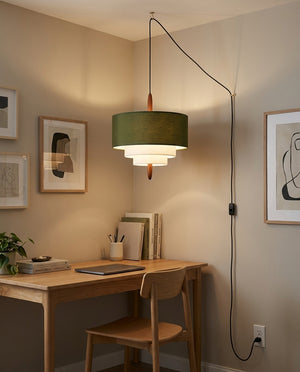 Raphia Plug In Pendant Light