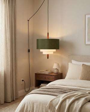 Raphia Plug In Pendant Light