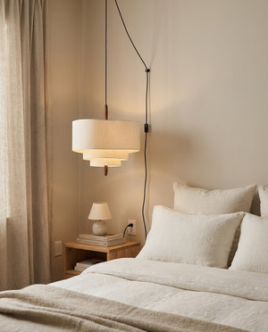 Raphia Plug In Pendant Light