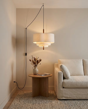Raphia Plug In Pendant Light