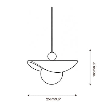 Ravion Pendant Lamp — Dimension drawings 1