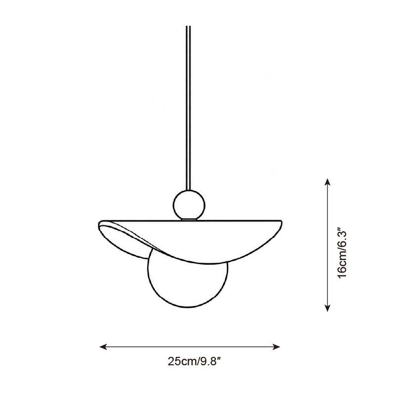 Ravion Pendant Lamp — Dimension drawings 1