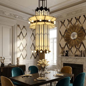 Rayonne Art Deco Pendant Chandelier