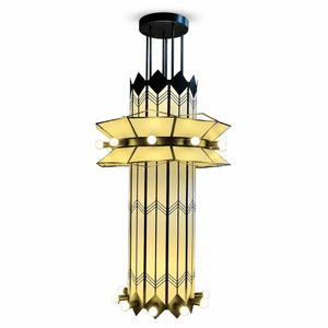 Rayonne Art Deco Pendant Chandelier